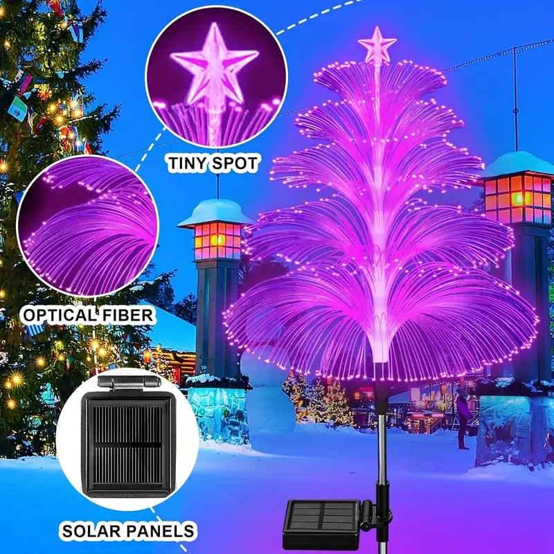 SolarGlow™ Christmas Tree Garden Lights (3 Packs)