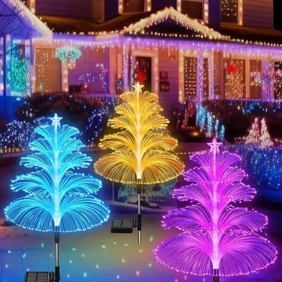 SolarGlow™ Christmas Tree Garden Lights (3 Packs)