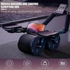 PrecisionCore Ab Roller Wheel Set: Advanced Abdominal Workout System with Automatic Rebound, Timer