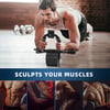 PrecisionCore Ab Roller Wheel Set: Advanced Abdominal Workout System with Automatic Rebound, Timer