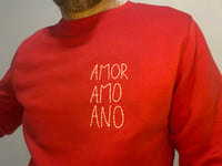 Image 4 of Sudadera roja Amor