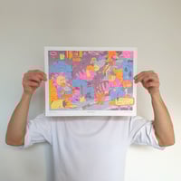 Image of 'Bof Ville" x Illualacool - Risographie 40x30cm
