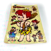 Image 2 of Vintage sticker page Flintstones