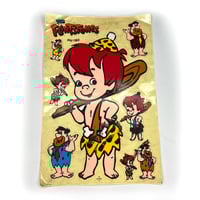 Image 1 of Vintage sticker page Flintstones