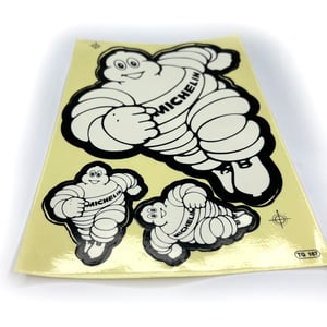 Image of Vintage sticker page Michelin