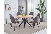 Image 1 of FREDRIK ROUND Oak TABLE & CHAIRS