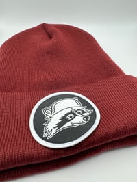 Image 2 of Maroon Trash Panda Toboggan