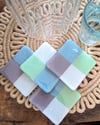 Fused Glass Quilt Coasters