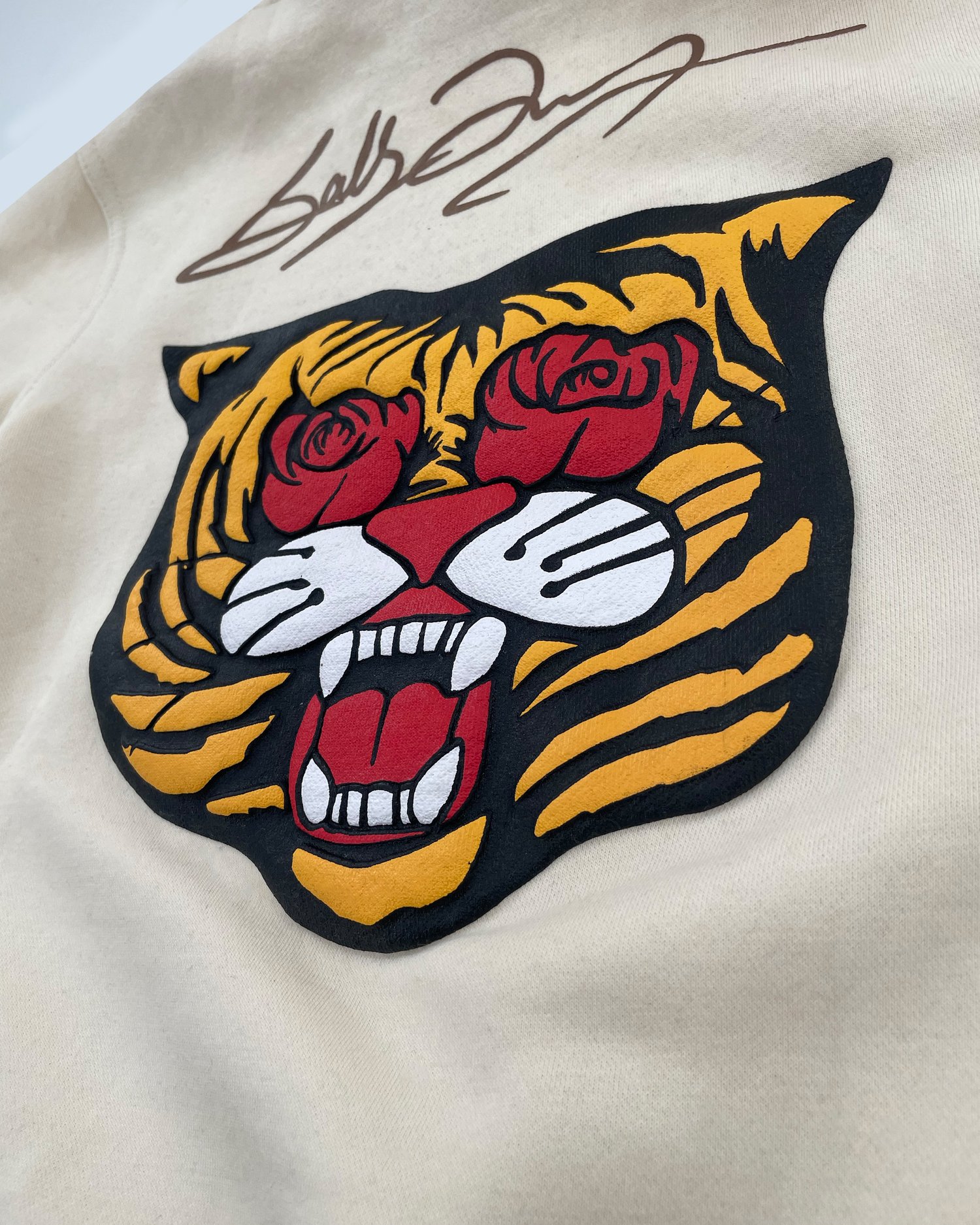 Image of The BLAK Hoodie Set in Cream for Kids