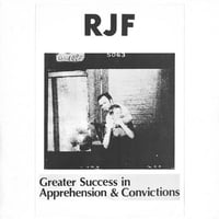 RJF - Greater Success in Apprehension & Convictions LP (Harbinger Sound)