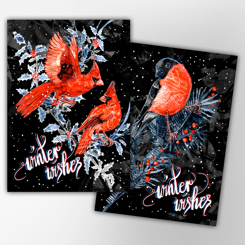 Winter Wishes  •  Postcard Set