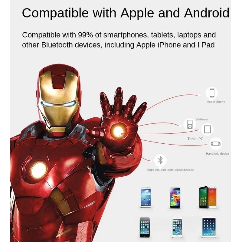 Marvel Bluetooth Headphones Over-Ear Wireless Stereo Sound