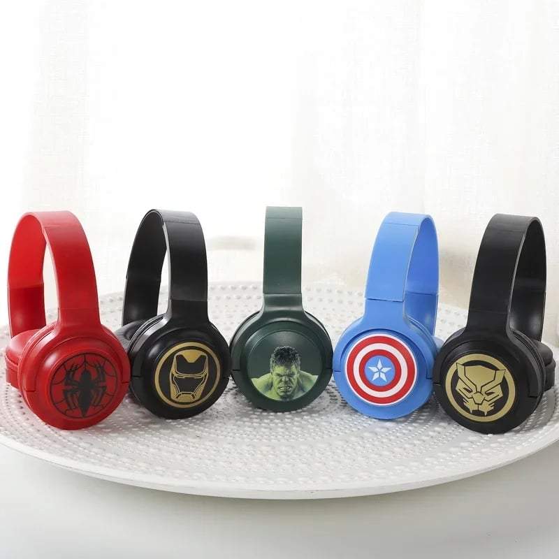 Marvel Bluetooth Headphones Over-Ear Wireless Stereo Sound