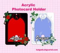 Omegaverse Alpha Omega Acrylic Photocard Holder Keychain
