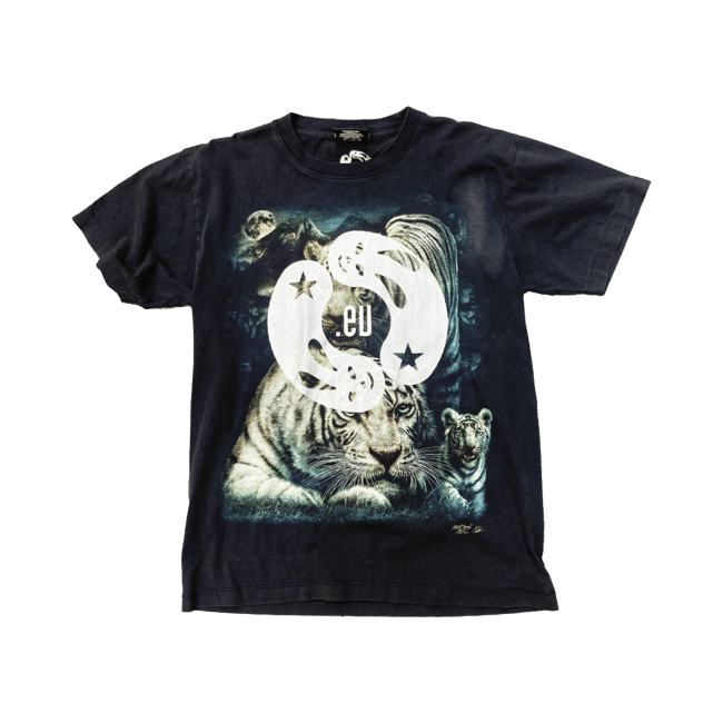 Bunni Éphémère - Logo / Haiku T-Shirt (Silver Tigers / M)