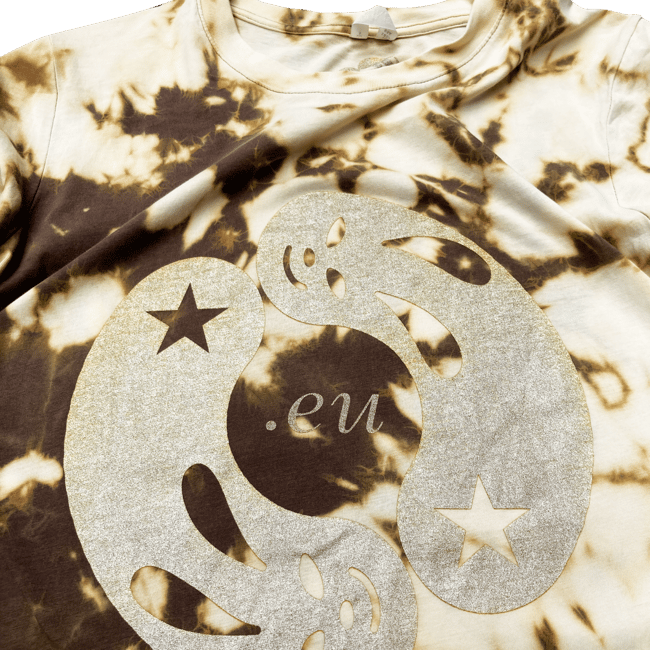 Bunni Éphémère - Logo / Haiku T-Shirt (Gold / Womens S)