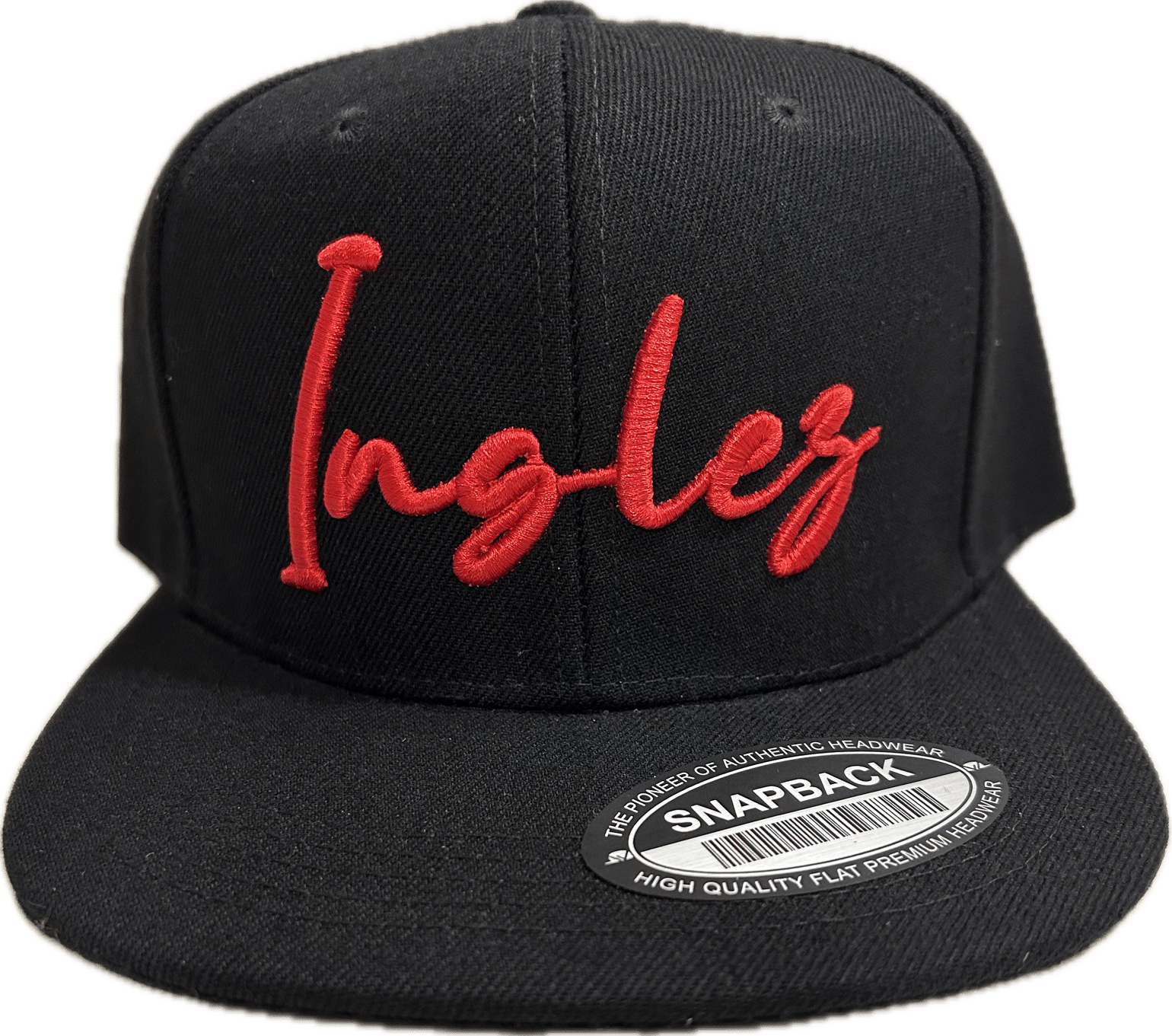 Image of INGLEZ HAT (Black/Red) 