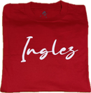 Image 1 of INGLEZ TEE (Red/White) 