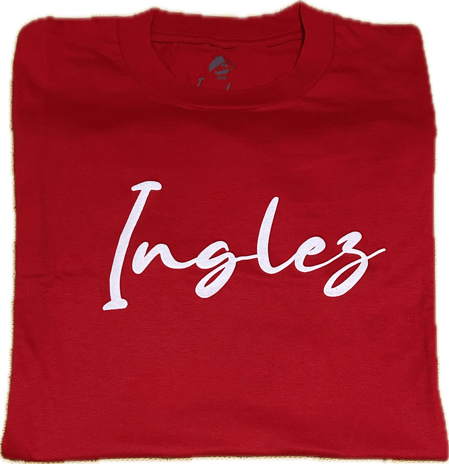 Image of INGLEZ TEE (Red/White) 