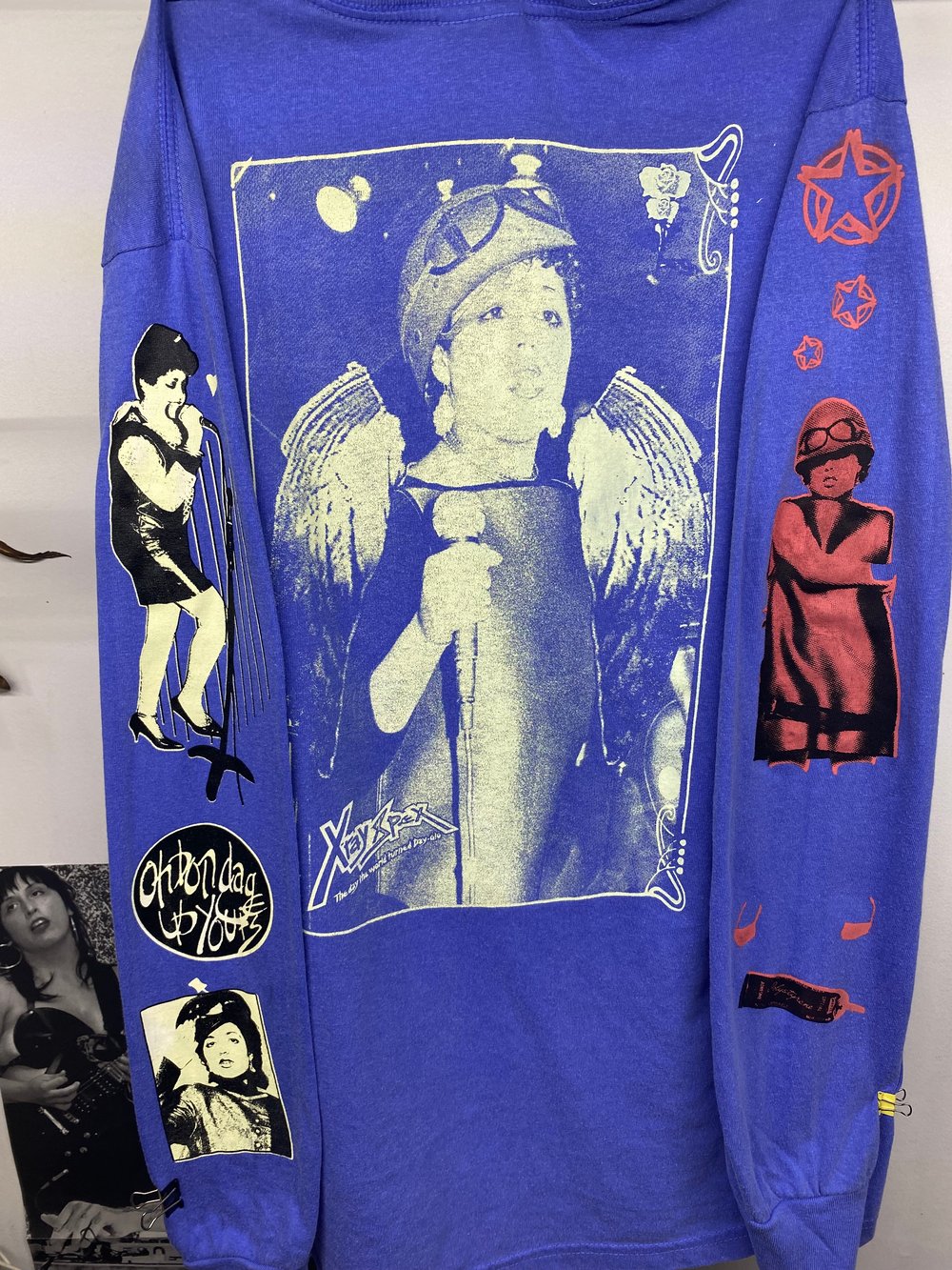 Image of Poly Styrene Crush Longsleeve - Fluo Blue