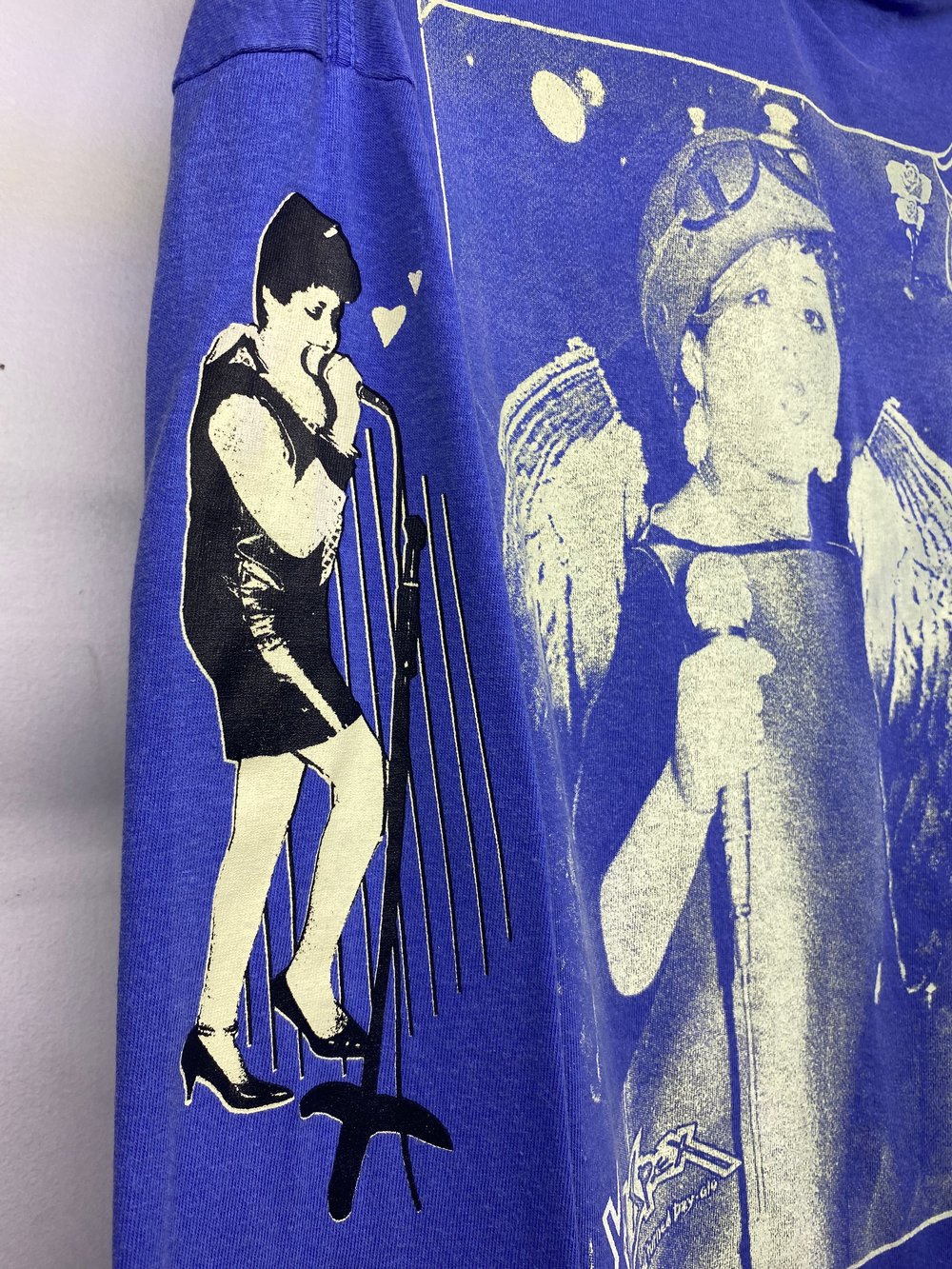 Image of Poly Styrene Crush Longsleeve - Fluo Blue