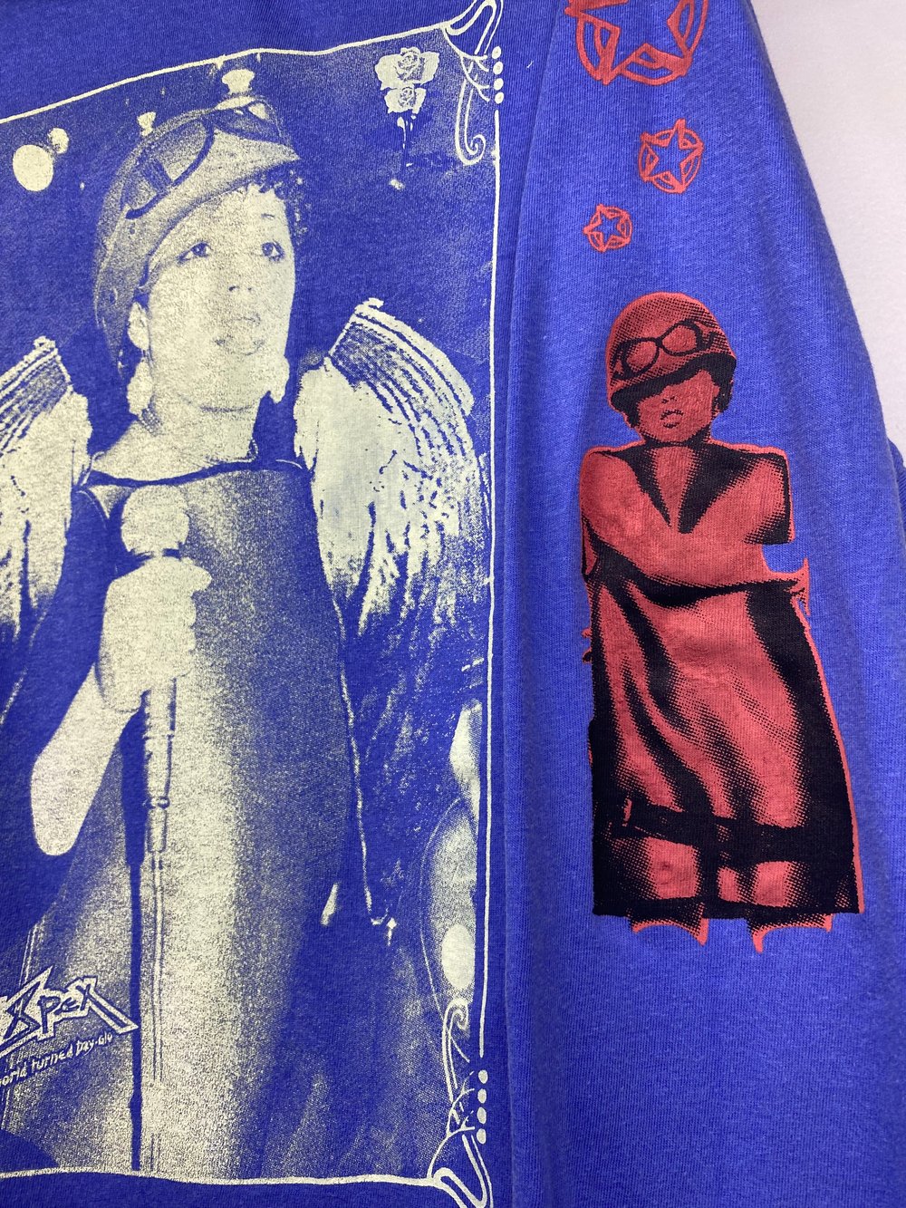 Image of Poly Styrene Crush Longsleeve - Fluo Blue