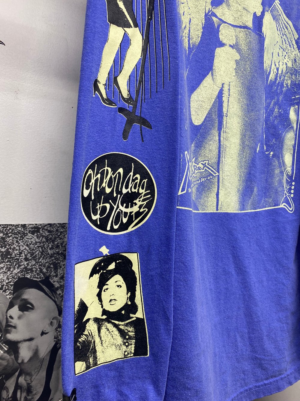 Image of Poly Styrene Crush Longsleeve - Fluo Blue
