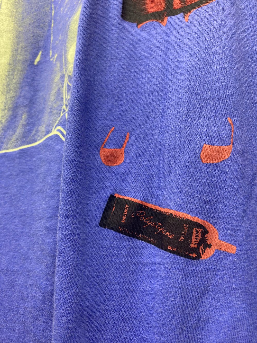 Image of Poly Styrene Crush Longsleeve - Fluo Blue