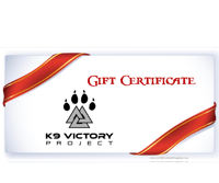 K9V Gift Certificate 