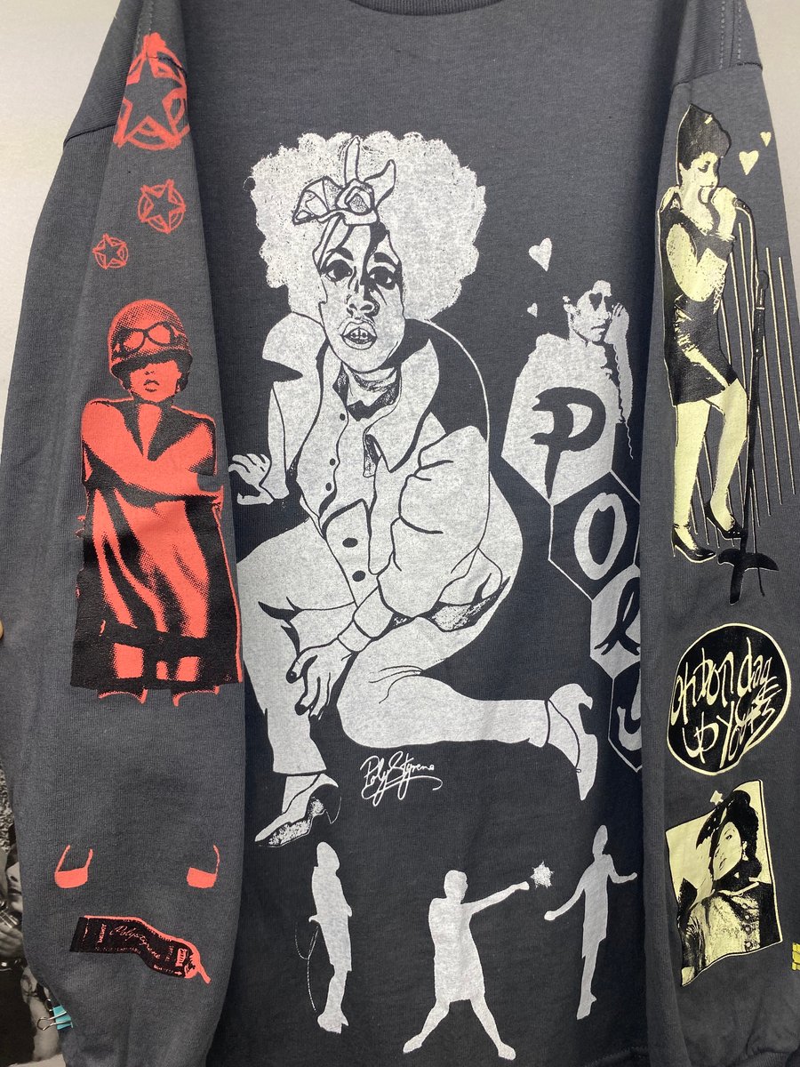 Image of Poly Styrene Crush Longsleeve - Charcoal Grey