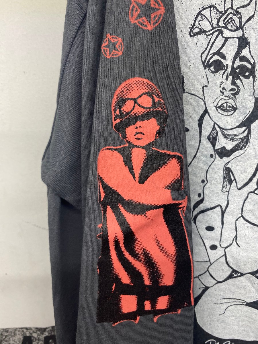 Image of Poly Styrene Crush Longsleeve - Charcoal Grey