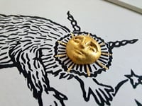 Image 3 of Sunbear and Moontilope - Limited Edition Linoprint