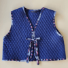 Navy Quilted Gigi Vest 