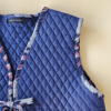 Navy Quilted Gigi Vest 