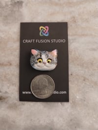 Image 3 of Cat face magnets - custom