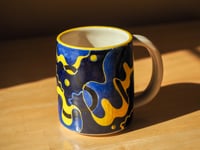 Image 5 of Blue/Yellow Mug