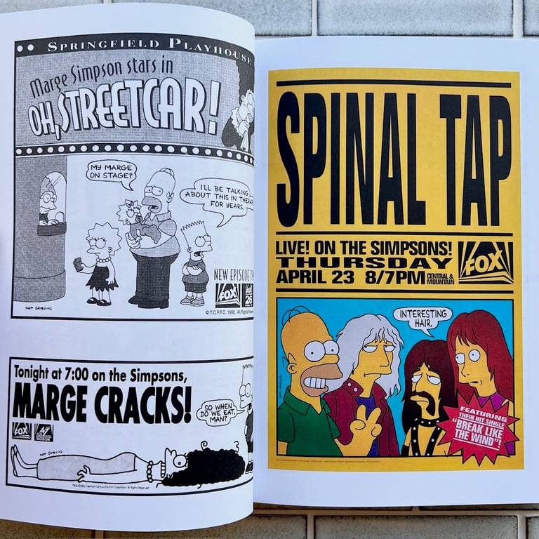 A Compendium of Print Advertising From The Simpsons Image 2