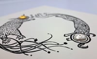 Image 5 of Sunbear and Moontilope - Limited Edition Linoprint