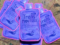 Image 1 of Trans Manitizer Sticker