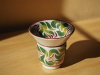 Image 5 of Green/Maroon Cups and Bowl