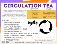 CIRCULATION TEA 4 OZ