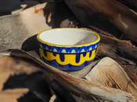 Image 1 of Blue/Yellow Bowl