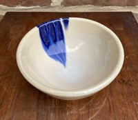 Image 2 of Blue on White Bowl