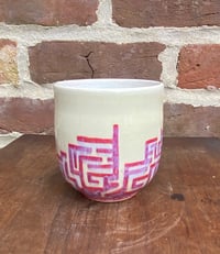 Image 3 of Red Maze Cup