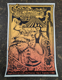 Image 1 of Between the Dark and Light- A commemorative Grateful Dead themed exhibition poster for the HSAC