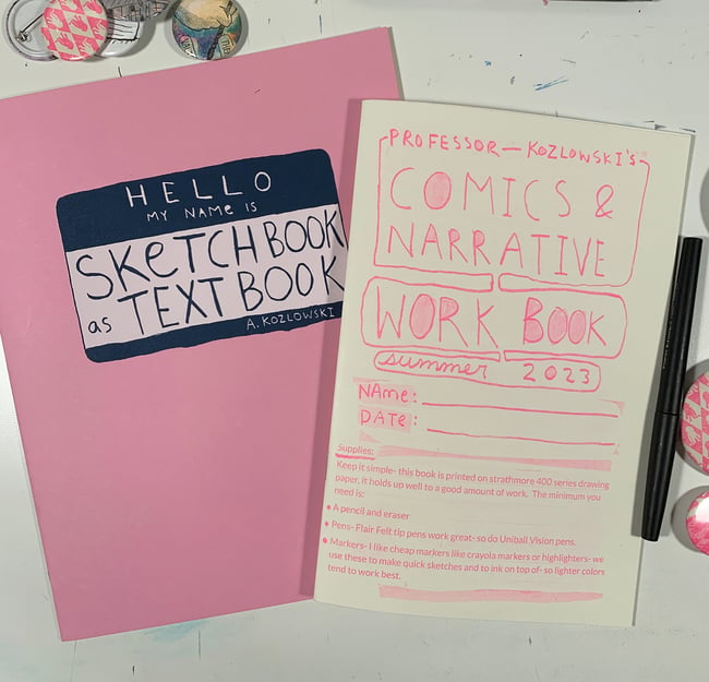 Sketchbook Bundle with Markers