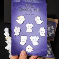 Image 2 of BT21 Spooky Pals Enamel Pins