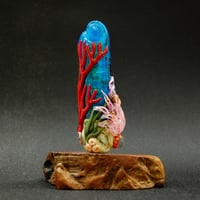 Image 4 of XXXL. Tower Coral Reef Anemone Bead - Flamework Sculpture Bead