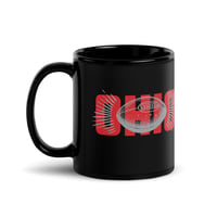 Image of OHIO FOOTBALL Black Glossy Mug