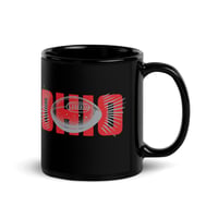 Image of OHIO FOOTBALL Black Glossy Mug
